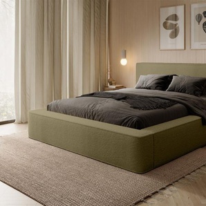 Polsterbett Doppelbett OMAHA 160x200cm Komplettset Stoff Euphoria Forest