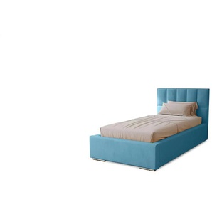 Polsterbett Dream | blau | 105 cm | 100 cm |