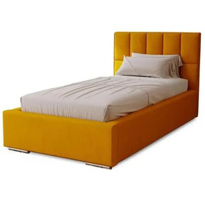 Polsterbett Dream | gelb | 105 cm | 100 cm |