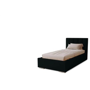 Polsterbett Dream | schwarz | 115 cm | 100 cm |