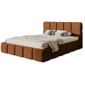 Selsey Polsterbett mit Lattenrost - gelb - Materialmix - 160 cm - 60 cm | Möbel Kraft