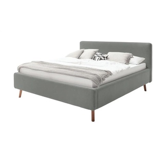Polsterbett - grau - Materialmix - 181 cm - 105 cm | Möbel Kraft