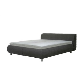 Polsterbett - grau - Materialmix - 199 cm - 86 cm | Möbel Kraft