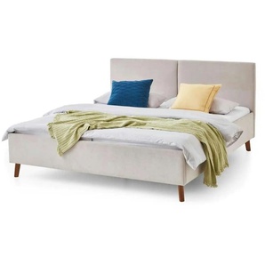 Polsterbett in beige Piano ¦ beige ¦ Maße (cm): B: 166 H: 100