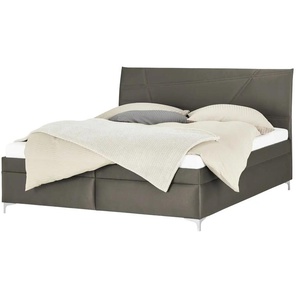 Polsterbett Lauren | braun | 166 cm | 110 cm |