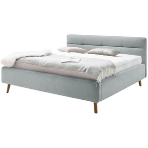 Polsterbett Lotte | blau | 194 cm | 105 cm |