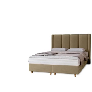 Polsterbett Madeley - beige - Materialmix - 180 cm - 110 cm | Möbel Kraft