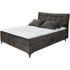 Boxbett mit Bettkasten Melrose ¦ braun ¦ Maße (cm): B: 182 H: 109