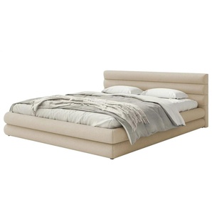 Selsey Polsterbett mit Bettkasten Alegre ¦ beige ¦ Maße (cm): H: 90