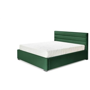 Polsterbett mit Bettkasten Cezar ¦ grün ¦ Maße (cm): B: 200 H: 110