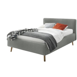 Polsterbett mit Bettkasten Mattis ¦ grau ¦ Maße (cm): B: 161 H: 105