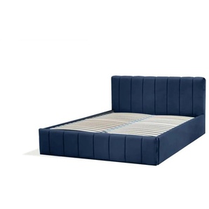 Polsterbett mit Bettkasten Nina ¦ blau ¦ Maße (cm): B: 149 H: 85