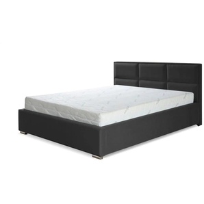 Polsterbett mit Bettkasten - schwarz - Materialmix - 140 cm - 52 cm | Möbel Kraft