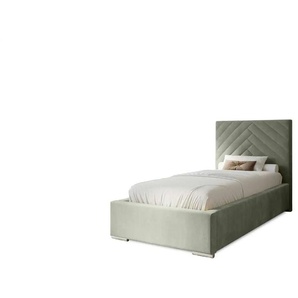 Polsterbett mit Stauraum Aberfeldy ¦ grau ¦ Maße (cm): B: 105 H: 100