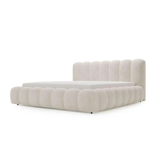 Polsterbett mit Stauraum Avianna ¦ beige ¦ Maße (cm): B: 182 H: 93