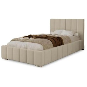 Polsterbett mit Stauraum Ayr ¦ beige ¦ Maße (cm): B: 95 H: 100