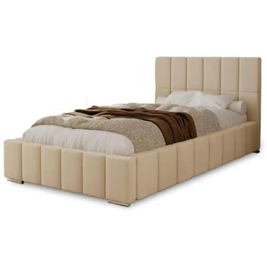 Polsterbett mit Stauraum Ayr ¦ beige ¦ Maße (cm): B: 95 H: 100