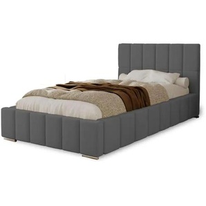 Polsterbett mit Stauraum Ayr ¦ grau ¦ Maße (cm): B: 105 H: 100