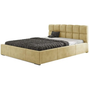 Polsterbett mit Stauraum - beige - Materialmix - 176,5 cm - 95 cm | Möbel Kraft