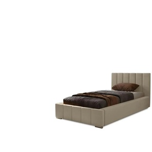 Polsterbett mit Stauraum - braun - Materialmix - 105 cm - 100 cm | Möbel Kraft