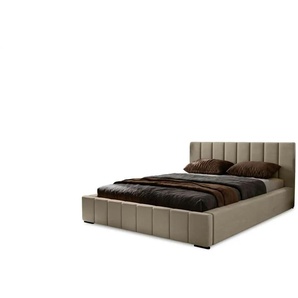 Polsterbett mit Stauraum - braun - Materialmix - 175 cm - 100 cm | Möbel Kraft