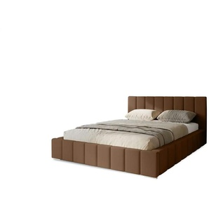 Polsterbett mit Stauraum - braun - Materialmix - 155 cm - 100 cm | Möbel Kraft