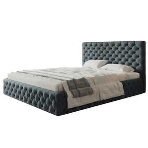 Polsterbett mit Stauraum - grau - Materialmix - 194 cm - 95 cm | Möbel Kraft