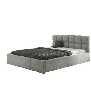 Polsterbett mit Stauraum - grau - Materialmix - 216,5 cm - 95 cm | Möbel Kraft