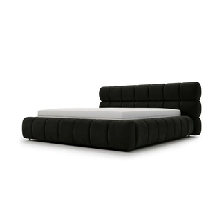 Polsterbett mit Stauraum - grau - Materialmix - 207 cm - 95 cm | Möbel Kraft