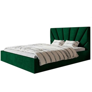 Polsterbett Denver Slim | grün | 168 cm | 90 cm |