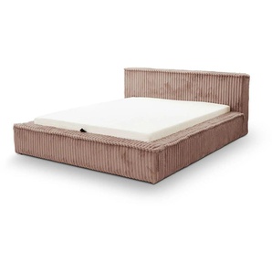 Polsterbett mit Stauraum Langport ¦ braun ¦ Maße (cm): B: 215 H: 85