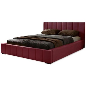 Polsterbett mit Stauraum - lila/violett - Materialmix - 135 cm - 100 cm | Möbel Kraft