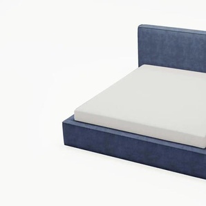 Polsterbett mit Bettkasten Malton ¦ blau ¦ Maße (cm): B: 215 H: 100