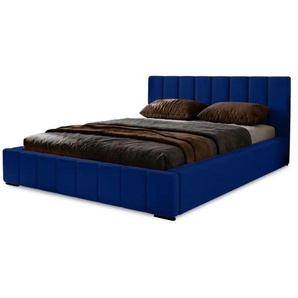 Polsterbett mit Stauraum  Nelia ¦ blau ¦ Maße (cm): B: 135 H: 100