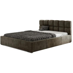 Polsterbett mit Stauraum Paignton ¦ braun ¦ Maße (cm): B: 156,5 H: 95