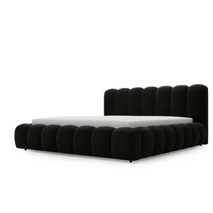 Polsterbett mit Stauraum - schwarz - Materialmix - 202 cm - 93 cm | Möbel Kraft