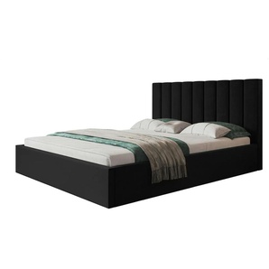 Polsterbett mit Stauraum Selaris ¦ schwarz ¦ Maße (cm): B: 128 H: 90