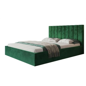 Polsterbett Sapporo Slim | grün | 168 cm | 90 cm |