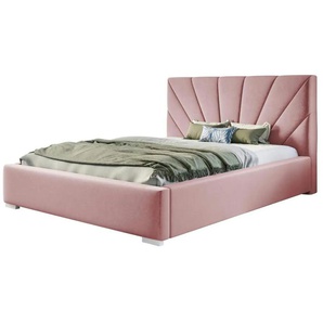 Polsterbett mit Stauraum Slough ¦ rosa/pink ¦ Maße (cm): H: 104