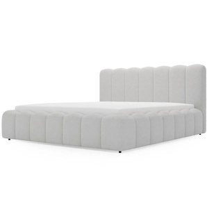 Polsterbett mit Stauraum Smile - grau - Materialmix - 184 cm - 107 cm | Möbel Kraft