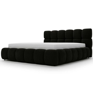 Polsterbett mit Bettkasten und Lattenrost Modo ¦ schwarz ¦ Maße (cm): B: 186 H: 107