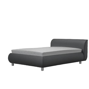 Polsterbett - schwarz - Materialmix - 159 cm - 86 cm | Möbel Kraft