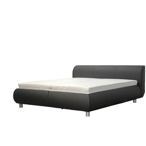 Polsterbett - schwarz - Materialmix - 199 cm - 86 cm - cm 234,0 | Möbel Kraft