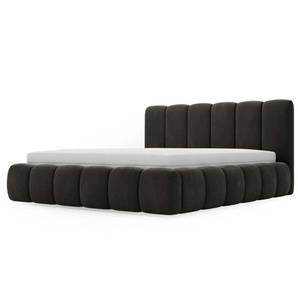 Polsterbett - schwarz - Materialmix - 225 cm - 105 cm | Möbel Kraft