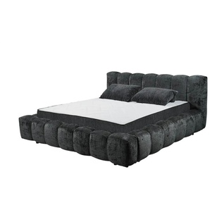 Polsterbett - schwarz - Materialmix - 226 cm - 103 cm | Möbel Kraft