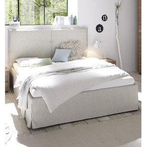 Polsterbett Westwood 180x200 cm Kunstleder Naturfarben