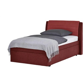 Polsterbett York | rot | 159 cm | 112 cm |