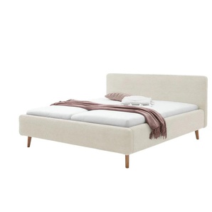 Polsterbett - beige - Materialmix - 181 cm - 105 cm | Möbel Kraft