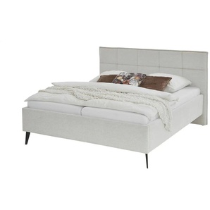 Polsterbettgestell - beige - Materialmix - 182 cm - 120 cm | Möbel Kraft