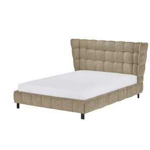 Polsterbettgestell - beige - Materialmix - 188 cm - 109 cm - cm 214,0 | Möbel Kraft